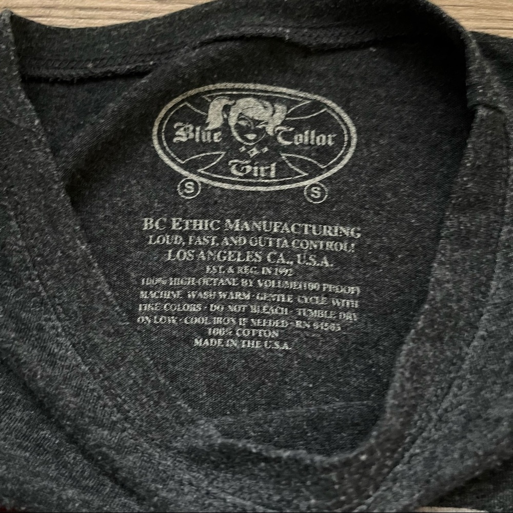 Rolling Stones Dark Grey Band Tee. Women’s size S - Picture 3 of 5